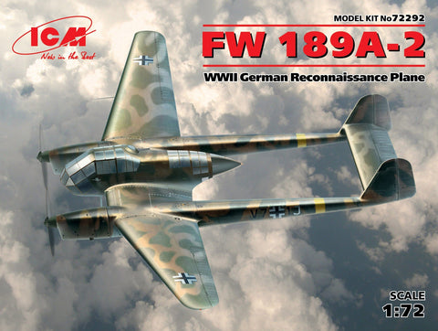 ICM 1/72 WWII German Fw189A2 Recon Aircraft
