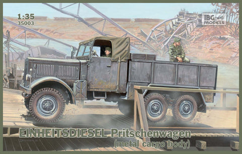 IBG Military 1/35  WWII Einheits Diesel German Truck w/3,7cm Breda Gun Kit