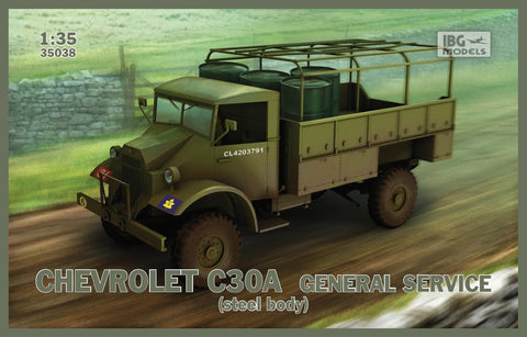 IBG Military 1/35 Chevrolet C30A General Service Steel-Type Body Truck Kit