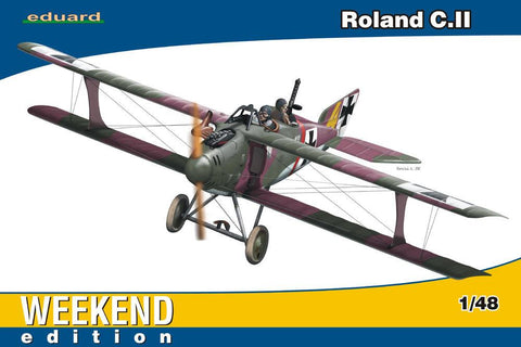 Eduard Aircraft 1/48 Roland CII BiPlane Fighter Wkd. Edition Kit