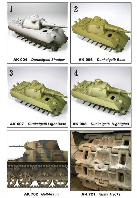 AK Interactive Wargame Series: German Dunkelgelb Acrylic Paint Set (6 – Red  Star Hobbies