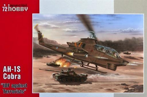 Special Hobby 1/72 AH1S Cobra IDF against Terrorists Helicopter Kit