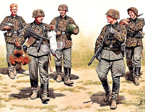 Master Box Ltd 1/35 WWII German Elite Infantry Eastern Front (5) Kit