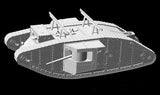Master Box Ltd 1/72 WWI British Male Mk I Tank Modified for Gaza Strip Kit