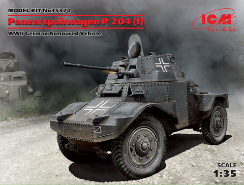 ICM 1/35 WWII German PzSpahWg P204(f) Armored Vehicle Kit