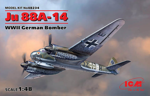 ICM 1/48 WWII German Ju88A-14 Bomber Kit