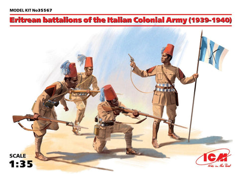 ICM 1/35 Eritrean Battalions of the Italian Colonial Army 1939-40 (4) (New Tool) Kit