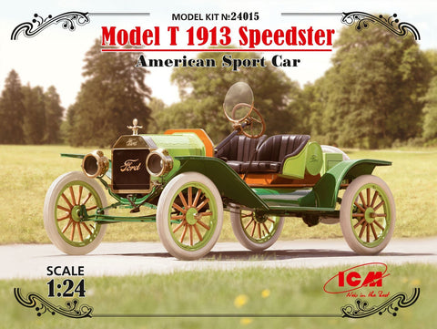 ICM 1/24 American Model T 1913 Speedster Sports Car Kit