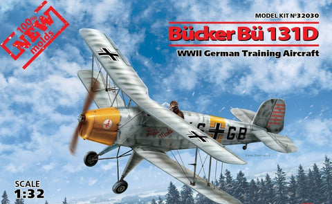 ICM1/32 WWII German Bucker Bu131D Training Aircraft Kit