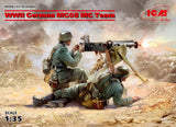 ICM Military Models 1/35 WWII German MG08 Machine Gun Team (2) (New Tool) Kit