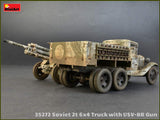 MiniArt 1/35 WWII Soviet 2-Ton 6x4 Truck & 76mm USV-BR Gun (New Tool) Kit