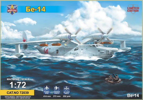 Modelsvit Aircraft 1/72 Beriev Be14 All-Weather SAR Flying Boat Aircraft Ltd. Edition Kit (New Tool)
