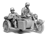 Master Box 1/35 German Motorcycle Troops on the Move (4) Kit