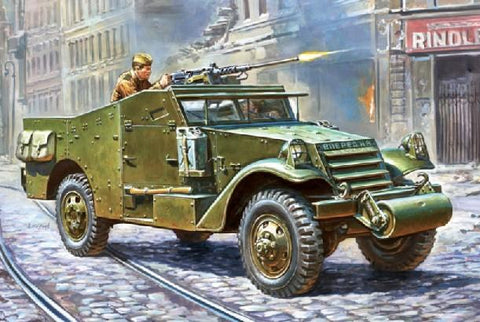 Zvezda 1/35 M3 Armored Scout Car Kit