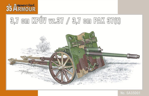 Special Hobby 1/35 3,7cm PAK 37(t) Anti-Tank Gun Kit