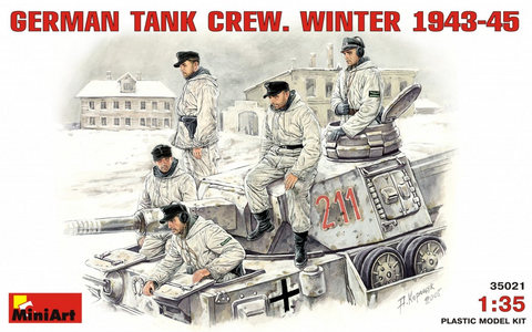 MiniArt 1/35 German Tank Crew Winter 1943-45 (5 Figures) Kit