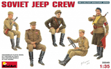 MiniArt 1/35 Soviet Jeep Crew (5 Figures) Kit