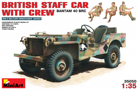 MiniArt 1/35 British Bantam 40BRC Staff Car w/3 Crew Kit
