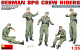 MiniArt 1/35 German SPG Crew Riders (5 Figures) Kit