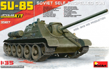 MiniArt 1/35 Soviet Su85 Mod 1943 Mid Production Self-Propelled Gun Tank w/Full Interior Kit