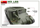 MiniArt 1/35 M3 Lee Early Production Tank w/Full Interior (New Tool) Kit