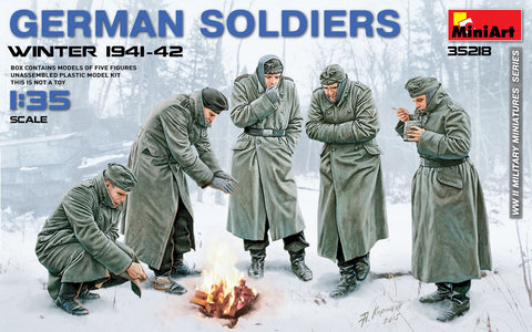 MiniArt 1/35 German Soldiers Winter 1941-42 (5) Kit