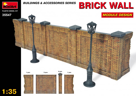 MiniArt 1/35 Brick Type Wall Module Design Kit