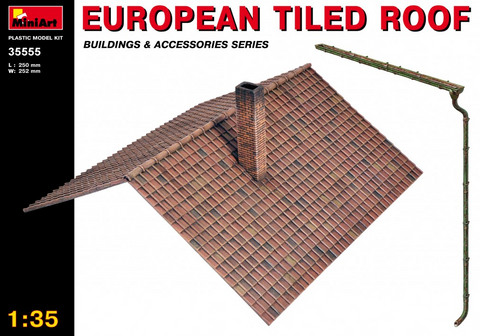 MiniArt 1/35 European Tiled Roof Kit