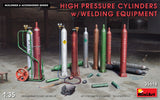 MiniArt Military 1/35 High Pressure Cylinders w/Welding Equipment (New Tool) Kit