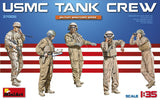This is a plastic military model kit of a MiniArt Models 1/35 USMC Tank Crew (5 figures) military miniatures set