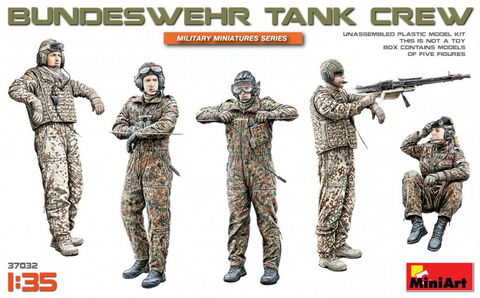 MiniArt 1/35 Bundeswehr German Tank Crew (5) Kit