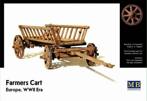Master Box Ltd 1/35 WWII Era Europe Farmer's Cart Kit
