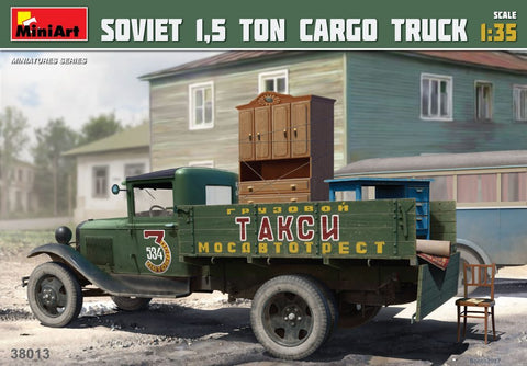 MiniArt 1/35 Soviet 1.5-Ton Cargo Truck (New Tool) Kit