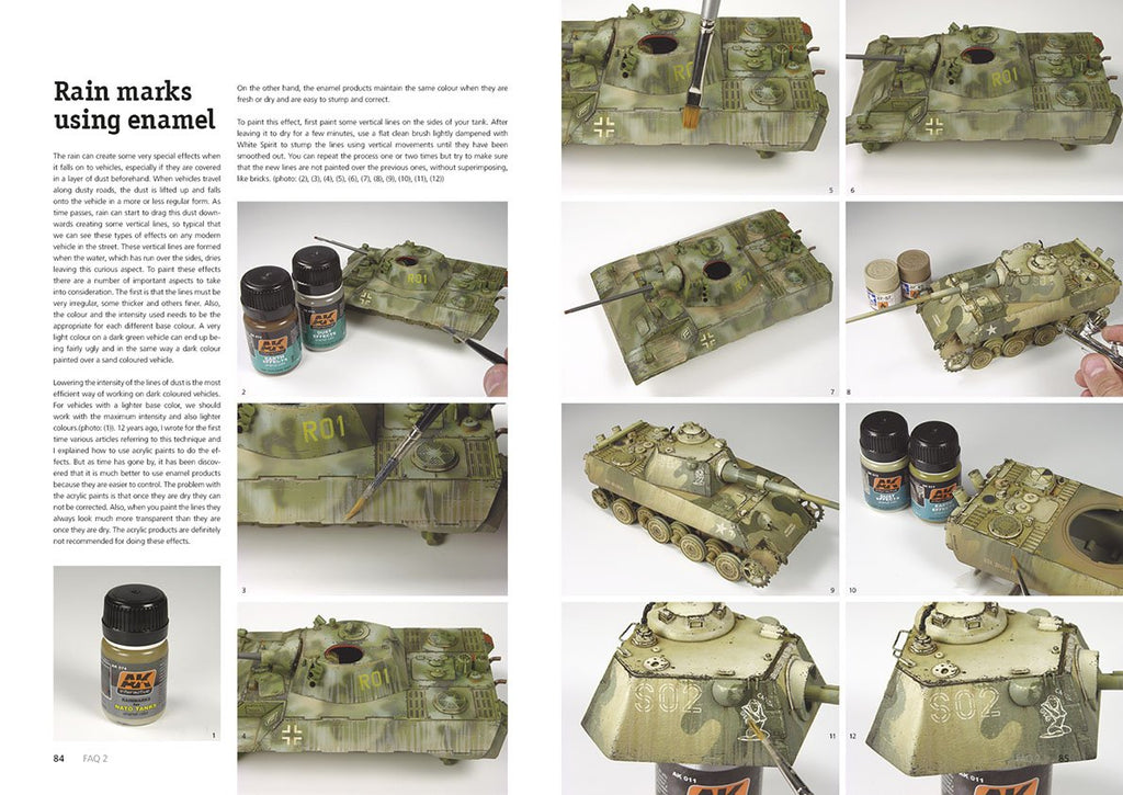 AK Interactive FAQ 2 AFV Painting Techniques 3rd Edition Book