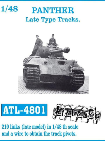 Friulmodel Military 1/48 Panther Late Track Set (210 Links)