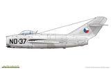 Eduard Aircraft 1/144 MiG15/15bis Czech Fighter Dual Combo Ltd. Edition Kit
