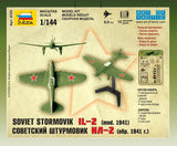 Zvezda 1/144 IL2 Mod 1941 Fighter Snap Kit