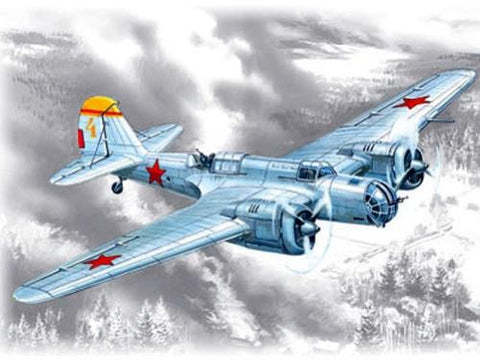 ICM 1/72 WWII Soviet SB2M100A Bomber Kit
