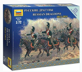 Zvezda 1/72 Russian Dragoons 1812-1814 (Snap Kit)