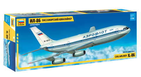 Zvezda 1/144 IL86 Passenger Airliner Kit