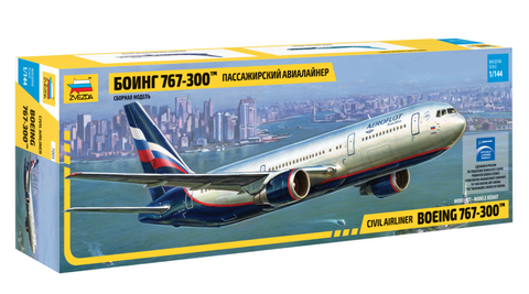 Zvezda 1/144  B767-300 Passenger Airliner Kit
