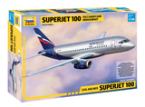 Zvezda 1/144 Sukhoi Superjet 100 Passenger Airliner Kit