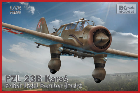 IBG Aircraft 1/72 PZL23B Karas Early Polish Light Bomber Kit