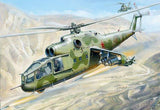 Zvezda Aircraft 1/72 Mi24A Hind Attack Helicopter Kit