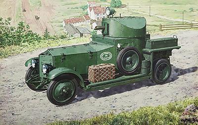 Roden 1/72 Pattern 1920 Mk I WWII British Armored Car Kit