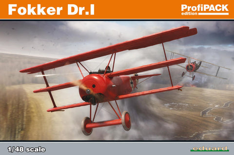 Eduard Aircraft 1/48 Fokker Dr I Fighter Profi-Pack Kit