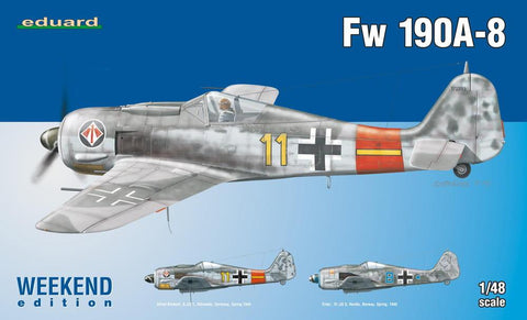 Eduard Aircraft 1/48 Fw190A8 Fighter Weekend Edition Kit
