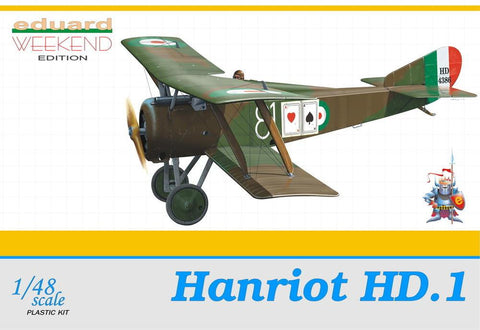 Eduard Aircraft 1/48 Hanriot HD1 BiPlane Wkd. Edition Kit