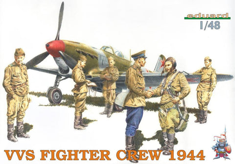 Eduard Aircraft 1/48 VVS Fighter Crew 1944 (6) Kit