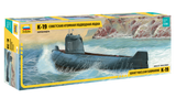 Zvezda 1/350 Soviet K19 Nuclear Submarine Hotel Class Kit